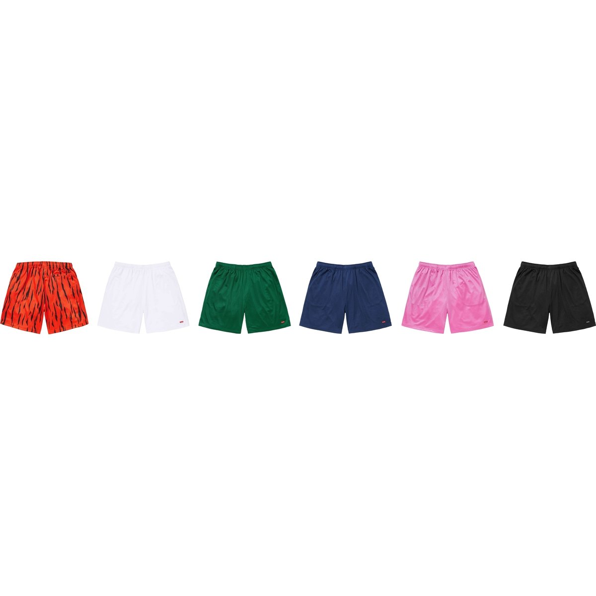 Supreme Small Box Baggy Mesh Short released during spring summer 24 season