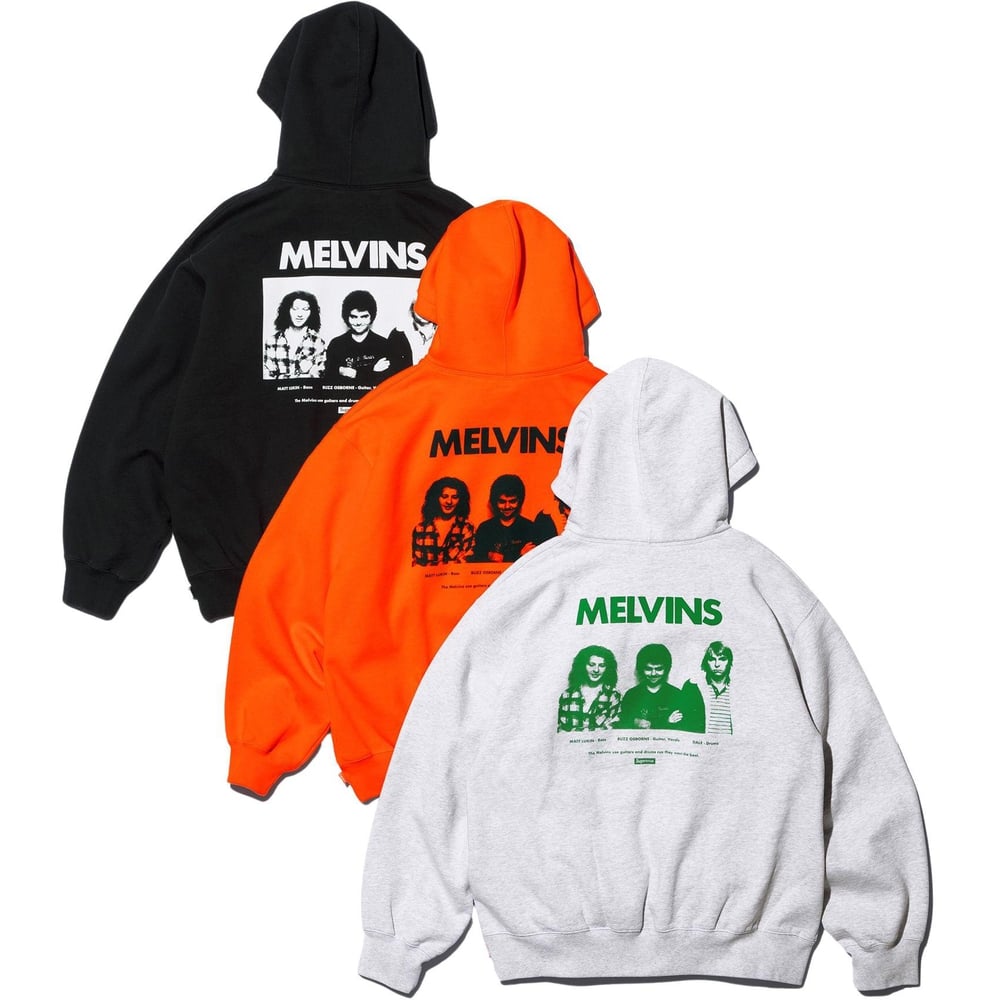 Supreme Melvins Hooded Sweatshirt releasing on Week 13 for spring summer 2024