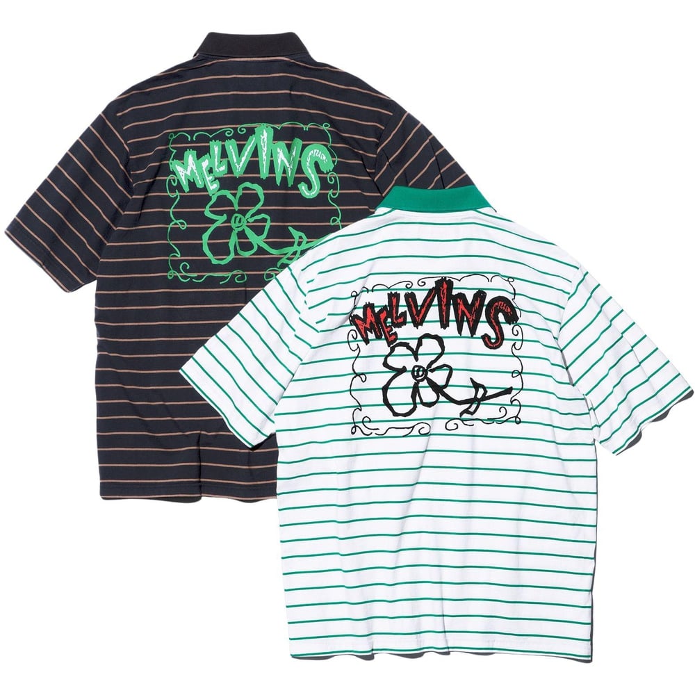 Details on Melvins Stripe S S Polo from spring summer
                                            2024 (Price is $98)