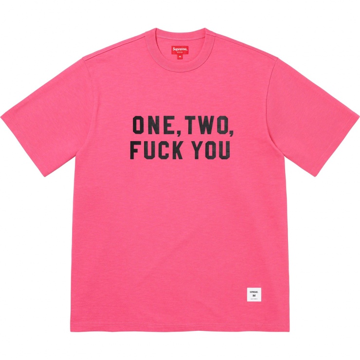 One Two Fuck You S S Top Spring Summer Supreme