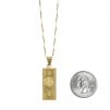 Supreme 100 Dollar Bill Gold Pendant (FW17)