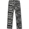 Thumbnail for Supreme HYSTERIC GLAMOUR Text Work Pant