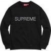 Supreme Zig Zag Stitch Panel Crewneck (FW17)