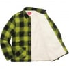 Thumbnail for Buffalo Plaid Sherpa Lined Chore Shirt