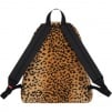 Supreme Leopard Fleece Backpack (FW17)