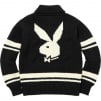 Thumbnail for Supreme Playboy© Shawl Collar Full Zip Sweater