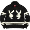 Thumbnail for Supreme Playboy© Shawl Collar Full Zip Sweater