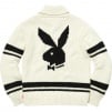 Thumbnail for Supreme Playboy© Shawl Collar Full Zip Sweater