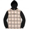 Thumbnail for Shadow Plaid Hooded L S Top