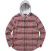 Thumbnail for Hooded Plaid Flannel Shirt