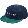 Thumbnail for Denim Suede Compact Logo 6-Panel