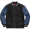 Thumbnail for Denim Varsity Jacket