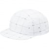 Thumbnail for Supreme LACOSTE Reflective Grid Nylon Camp Cap