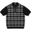 Thumbnail for Plaid Knit Polo