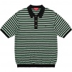 Thumbnail for Striped Knit Polo