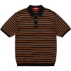 Thumbnail for Striped Knit Polo