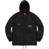 Thumbnail for Sherpa Lined Nylon Zip Up Jacket