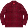 Thumbnail for Houndstooth Flannel Zip Up Shirt