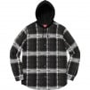 Thumbnail for Hooded Jacquard Flannel Shirt