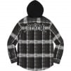 Thumbnail for Hooded Jacquard Flannel Shirt