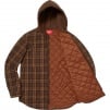 Thumbnail for Hooded Plaid Work Shirt