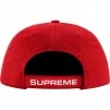 Supreme Strap Logo 6-Panel (FW18) -  Red