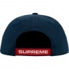 Supreme Strap Logo 6-Panel (FW18) - Navy