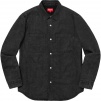 Supreme Sherpa Lined Denim Shirt (FW18) - Black