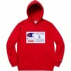 Thumbnail for Supreme Champion Label Hooded Sweatshirt