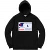 Thumbnail for Supreme Champion Label Hooded Sweatshirt