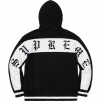 Thumbnail for Old English Stripe Zip Up Sweatshirt