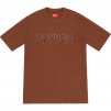 Supreme Gradient Logo Tee (SS19) - Brown