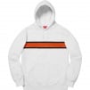 Thumbnail for Chest Stripe Logo Hooded Sweatshirt