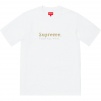 Supreme Gold Bars Tee (SS19) - White