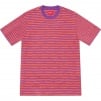 Supreme Logo Stripe S S Top (SS19) - Purple