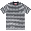 Supreme Logo Stripe S S Top (SS19) - Black