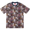 Supreme Patchwork Paisley S S Top (SS19) - Dark Red