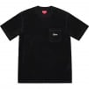 Supreme Terry Pocket Tee (SS19) - Black