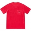 Supreme Terry Pocket Tee (SS19) - Red