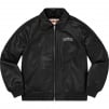 Thumbnail for Martin Wong Supreme Schott 8-Ball Leather Varsity Jacket