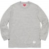 Supreme Trademark L S Top (FW19) - Heather Grey