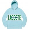 Thumbnail for Supreme LACOSTE Logo Panel Hooded Sweatshirt