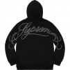 Thumbnail for Rhinestone Script Hooded Sweatshirt