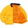 Thumbnail for Leather Collar Puffy Jacket