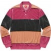 Thumbnail for Stripe Velour L S Polo