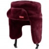 Supreme Faux Fur Ushanka Hat (FW19) - Burgundy