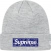 Supreme New Era Box Logo Beanie (FW19) - Heather Grey