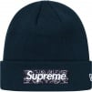 Supreme New Era Box Logo Beanie (FW19) - Navy