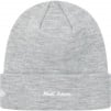 Supreme New Era Box Logo Beanie (FW19) - Heather Grey