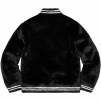 Thumbnail for Faux Fur Varsity Jacket